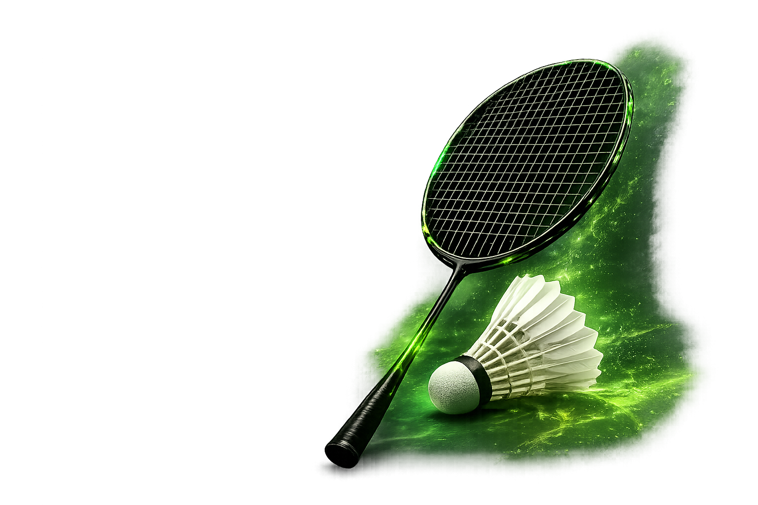 Badminton Racket & Shuttle